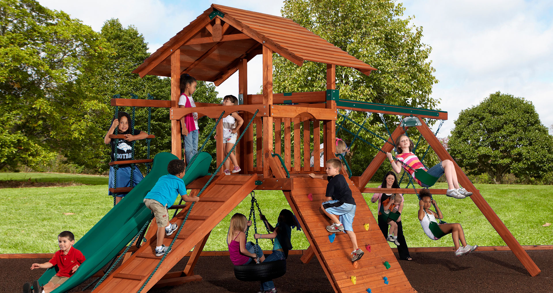 Parques Infantis Slide background